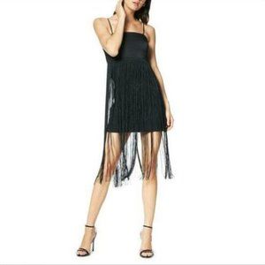 Ramy Brook Rikki Fringe Strapless Mini Dress 8